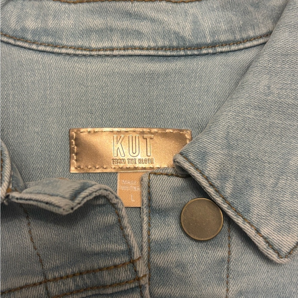 Kut From the Kloth Light Blue Denim Jacket